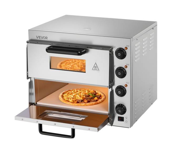 Komercinė stalviršinė elektrinė picų krosnelė 40 cm0