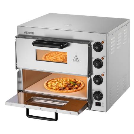 Komercinė stalviršinė elektrinė picų krosnelė 40 cm0
