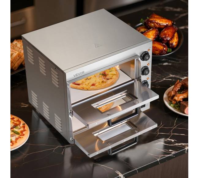 Komercinė stalviršinė elektrinė picų krosnelė 40 cm7