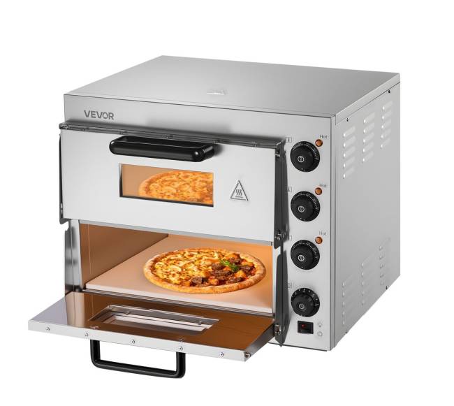 Komercinė stalviršinė elektrinė picų krosnelė 40 cm8