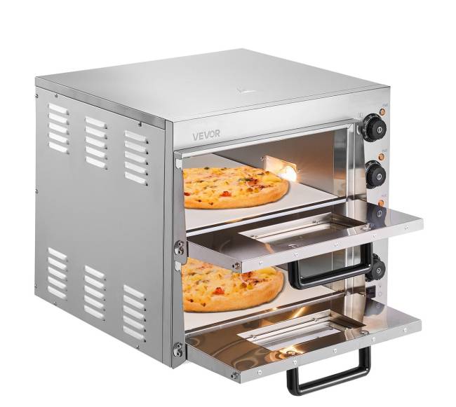 Komercinė stalviršinė elektrinė picų krosnelė 40 cm10