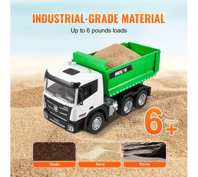 Radijo bangomis valdomas sunkvežimis žaislas 9CH 1:183