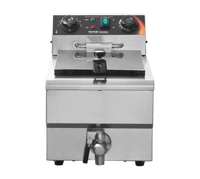 Elektrinė gruzdintuvė 3000 W 9 L nerūdijančio plieno8