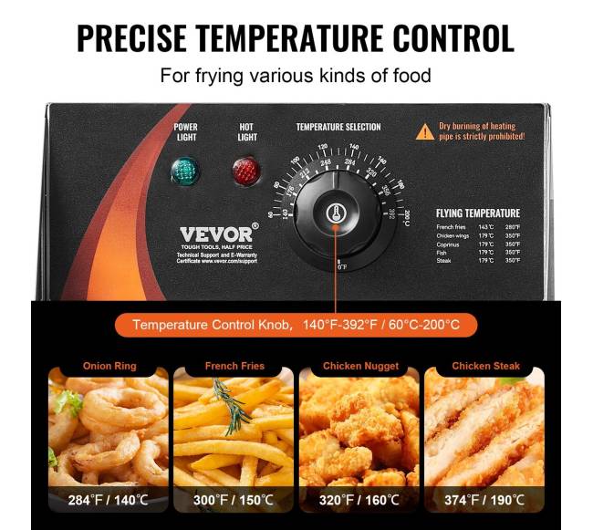 Elektrinė gruzdintuvė 2500W 12L3