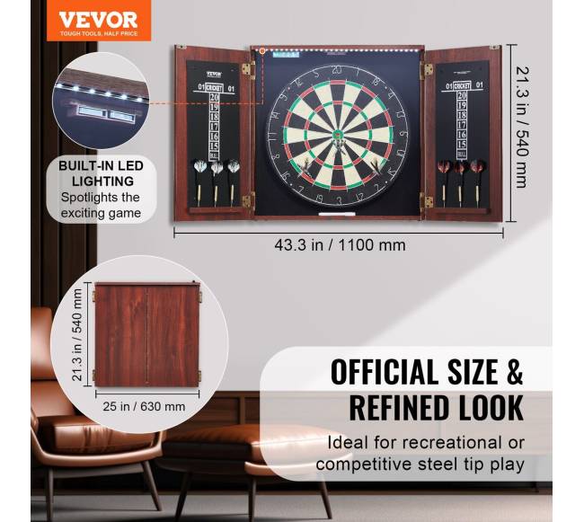 Dartų lentos ir spintelės rinkinys1