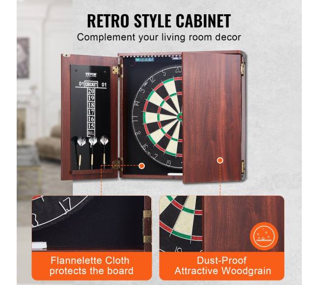 Dartų lentos ir spintelės rinkinys4