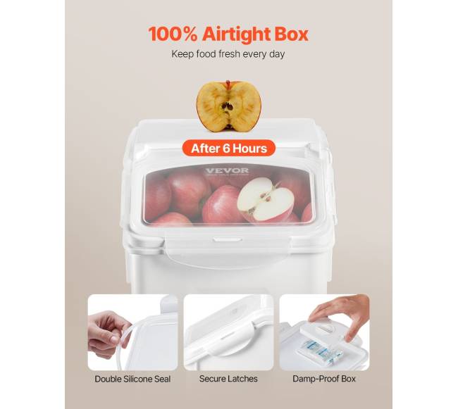 20 litrų sandarus miltų konteineris2