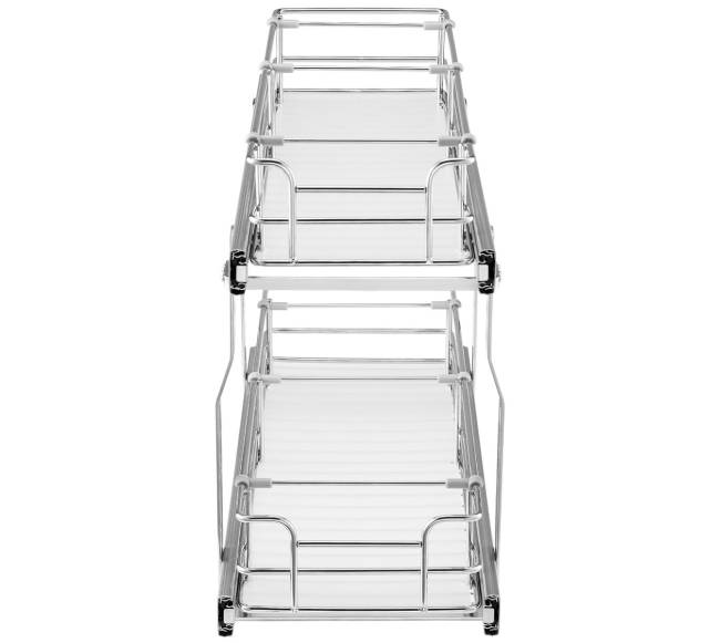 Dviejų lygių ištraukiamas spintelės organizatorius8