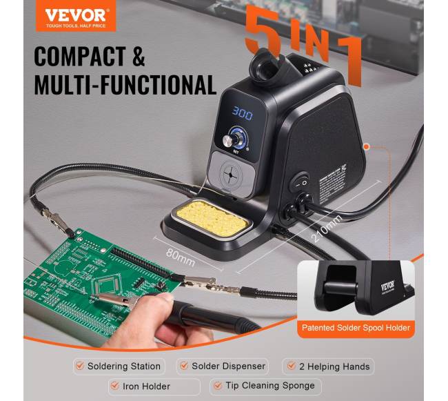 80W litavimo stotis su LED ekranu1