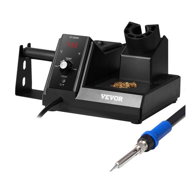 Lituoklio stotis su LCD ekranu 80W0