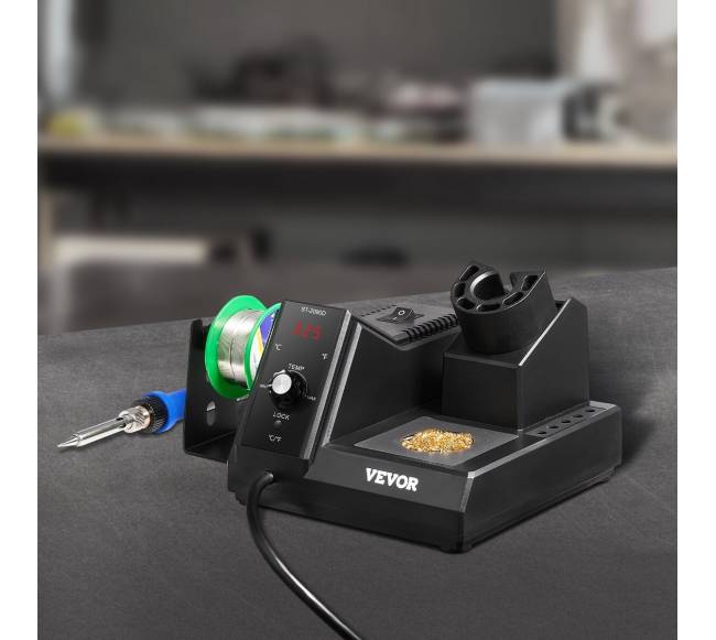 Lituoklio stotis su LCD ekranu 80W7