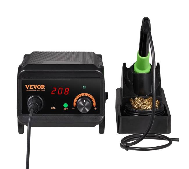 Lituoklio stotis, 75W LCD ekranas10