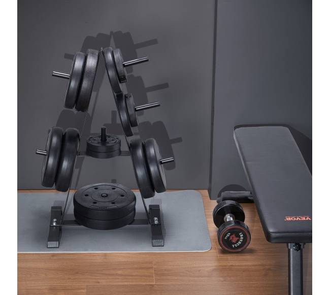 Svorio plokščių stovas namų sporto salei7