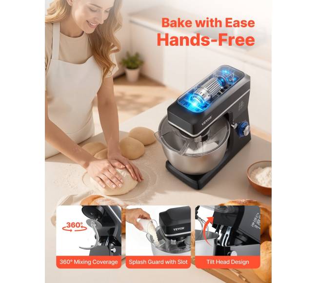 Virtuvinis maišytuvas 7.84 L 1400W 6 greičiai5