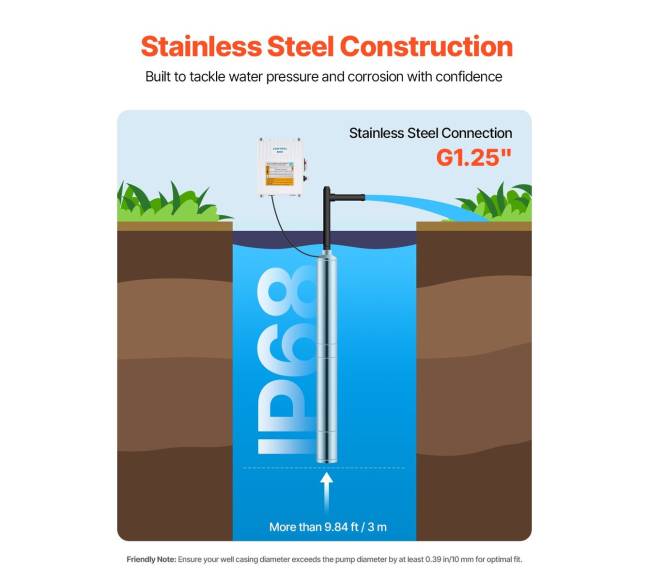 Įgilinamas nerūdijančio plieno vandens siurblys3