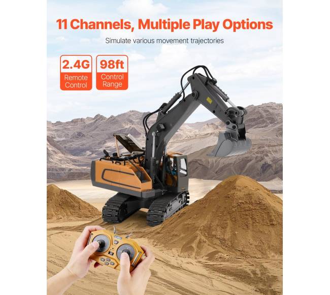 Nuotoliniu būdu valdomas ekskavatoriaus žaislas3