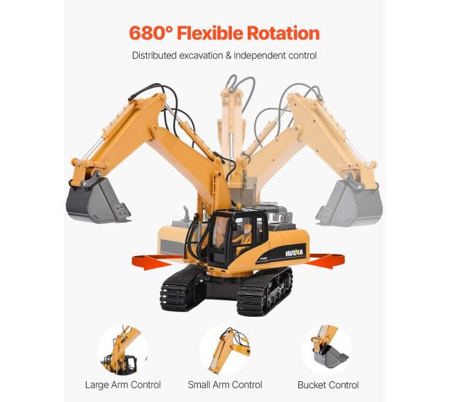Nuotolinio valdymo ekskavatorius 15 kanalų 1:142