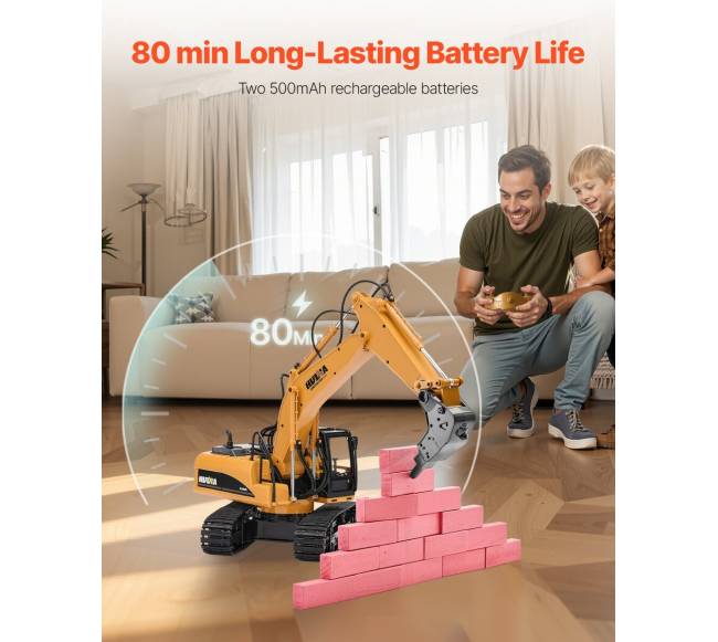 Nuotolinio valdymo ekskavatorius 15 kanalų 1:145