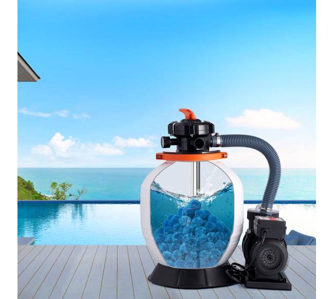 Mėlynos daugkartinės baseino filtro kamuoliukai7