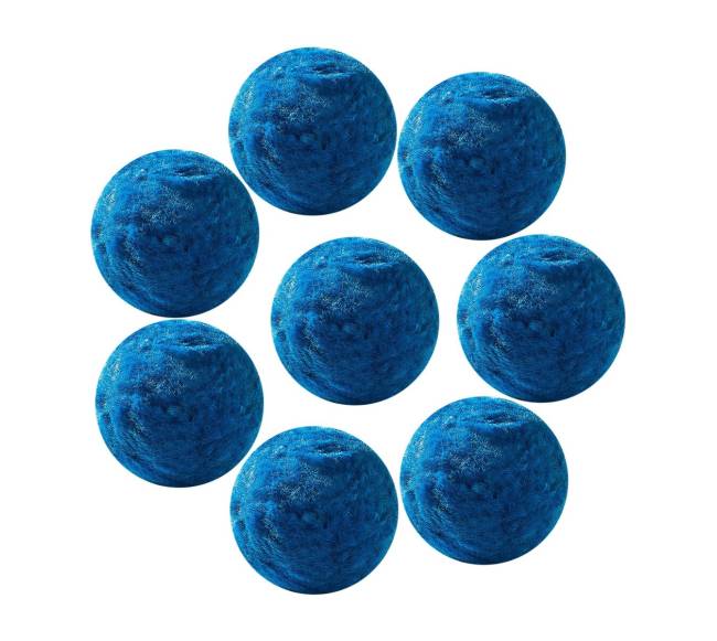 Mėlynos daugkartinės baseino filtro kamuoliukai8