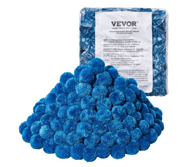 Mėlynos daugkartinės baseino filtro kamuoliukai10