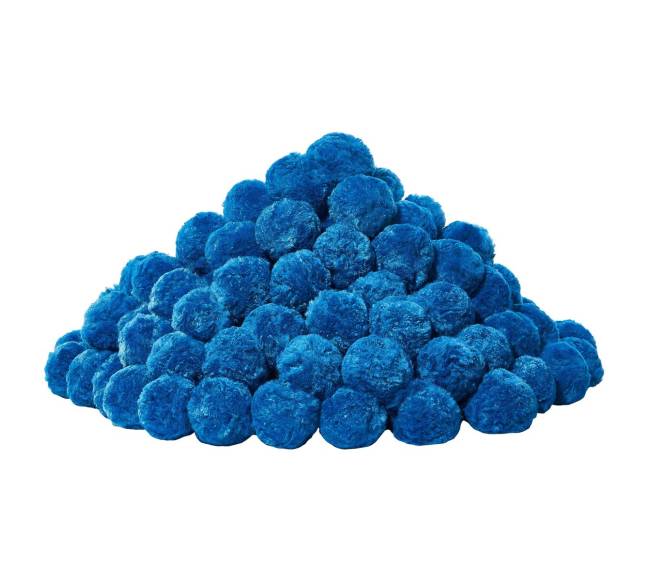 Mėlyni daugkartiniai baseino filtravimo rutuliai0