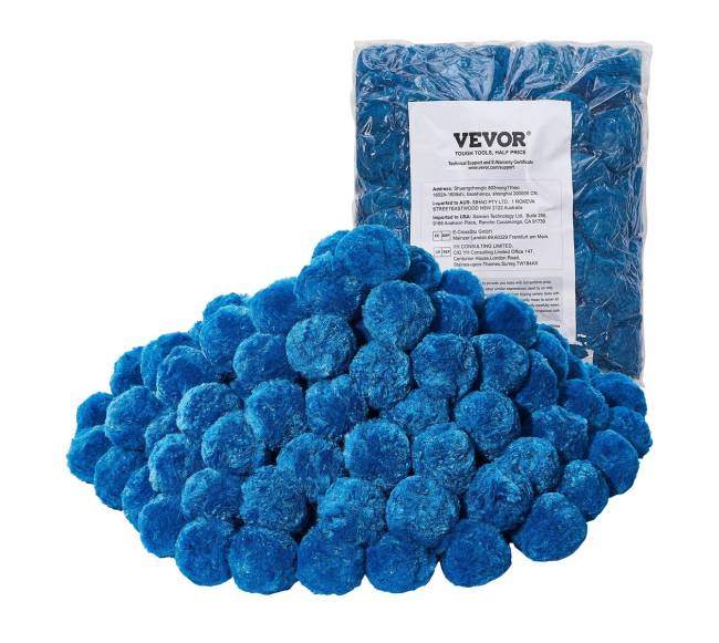 Mėlyni daugkartiniai baseino filtravimo rutuliai10