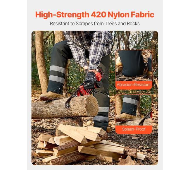 Grandininio pjūklo apsauginės kelnės 105 cm ilgio1