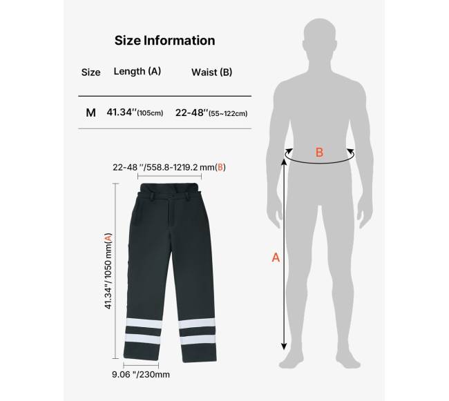 Grandininio pjūklo apsauginės kelnės 105 cm ilgio6