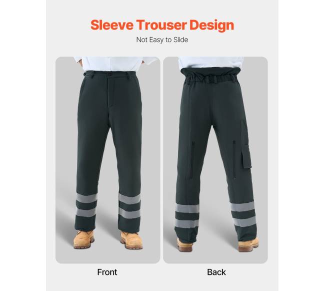 Apsauginės grandininių pjūklų kelnės 104 cm, mažos4