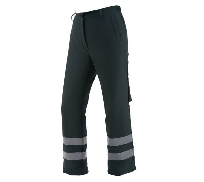 Pjūklo apsaugos džinsai klasė A, 110 cm juodi0