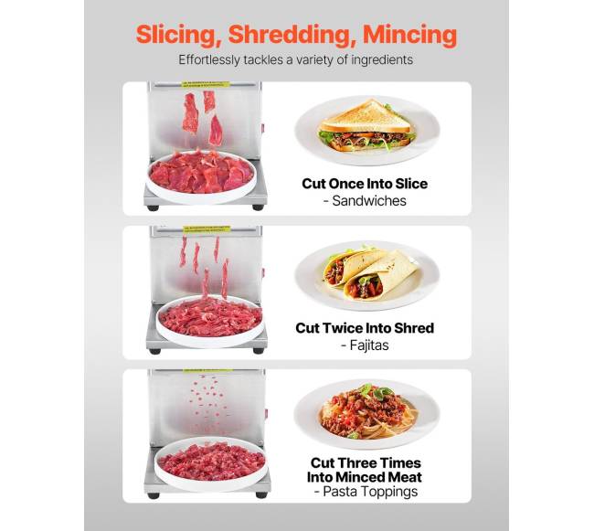 Elektrinė mėsos pjaustyklė 850W1