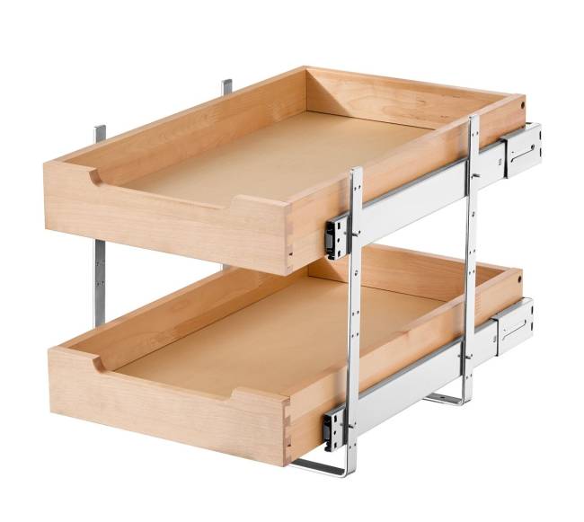 Dvivietė ištraukimo spintelė švelniu uždarymu0