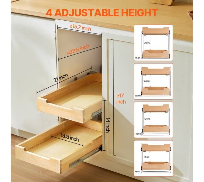Dvivietė ištraukimo spintelė švelniu uždarymu4