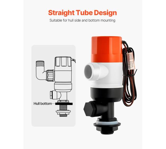 Aeratorius valtims 12V su 800 GPH dviem įvadais2