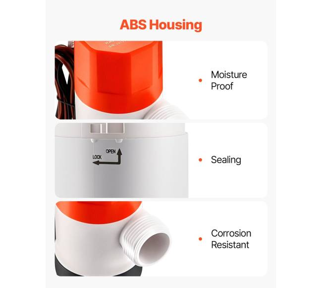 Aeratorius valtims 12V su 800 GPH dviem įvadais4