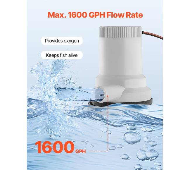 12V laivų aeracijos pompa su 2 įvadais1