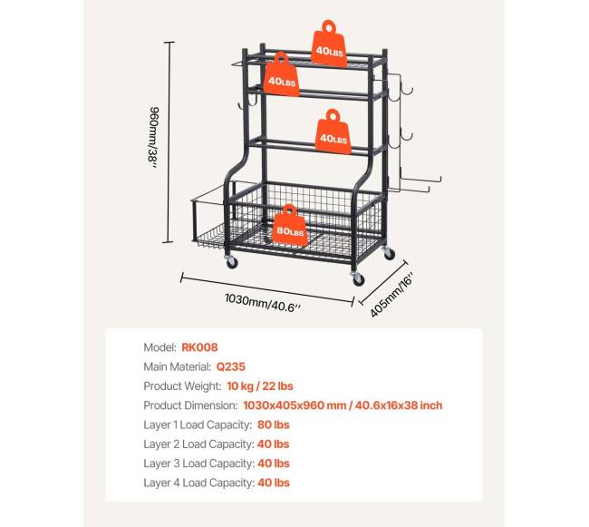Sporto įrangos laikiklis ir jogos kilimėlio stovas6
