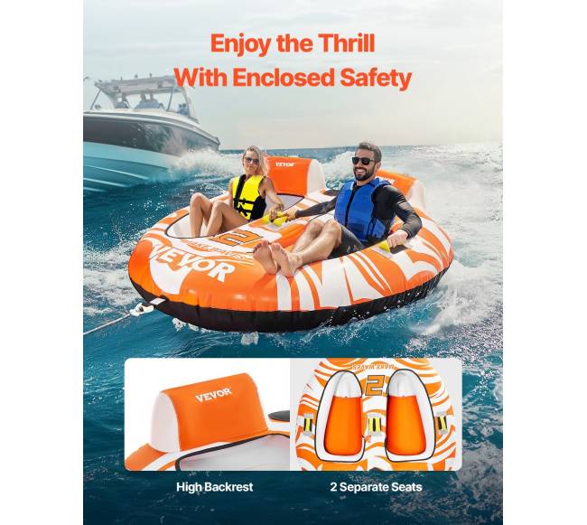 2 vietų pripučiama vilkimo valtis su sėdynėmis1