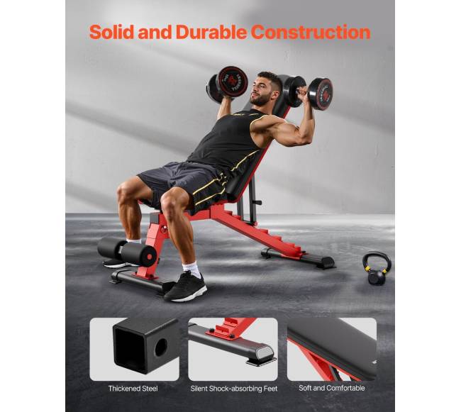 Reguliuojamas sulankstomas suoliukas treniruotėms5