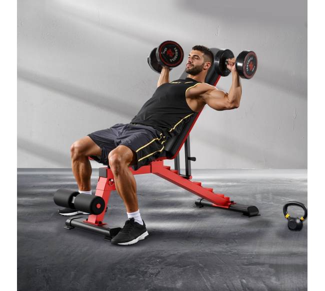 Reguliuojamas sulankstomas suoliukas treniruotėms7