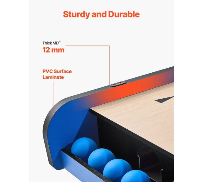 2,4 m ilgio ritinio ir taškų arcade stalas3