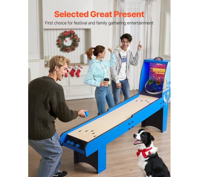 2,4 m ilgio ritinio ir taškų arcade stalas5