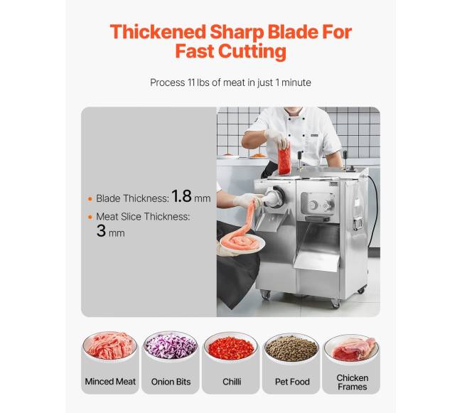 Elektrinė mėsos malūnėlis su dešrų gaminimo funkcija3