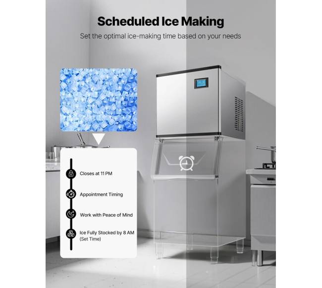 Prekybinė ledo daryklė 136 kg24 h5