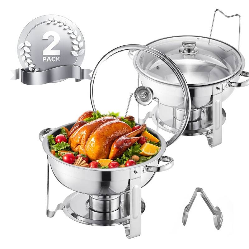 apvalus chafing dish 4,7 l dubenėlis, 2 vnt.0