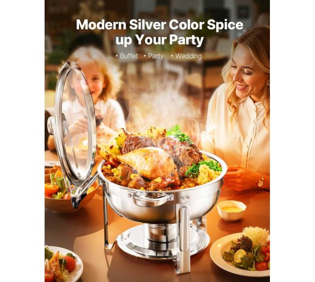 apvalus chafing dish 4,7 l dubenėlis, 2 vnt.1