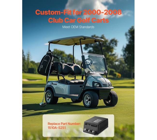 Elektrinės golfo vežimėlio valdiklis 48V 250A1