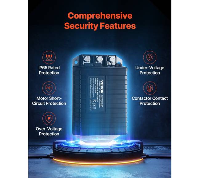 Elektrinės golfo vežimėlio valdiklis 48V 250A3