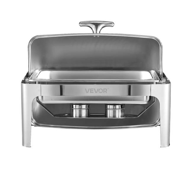 9L stačiakampė chafingo lėkštė iš nerūdijančio plieno8